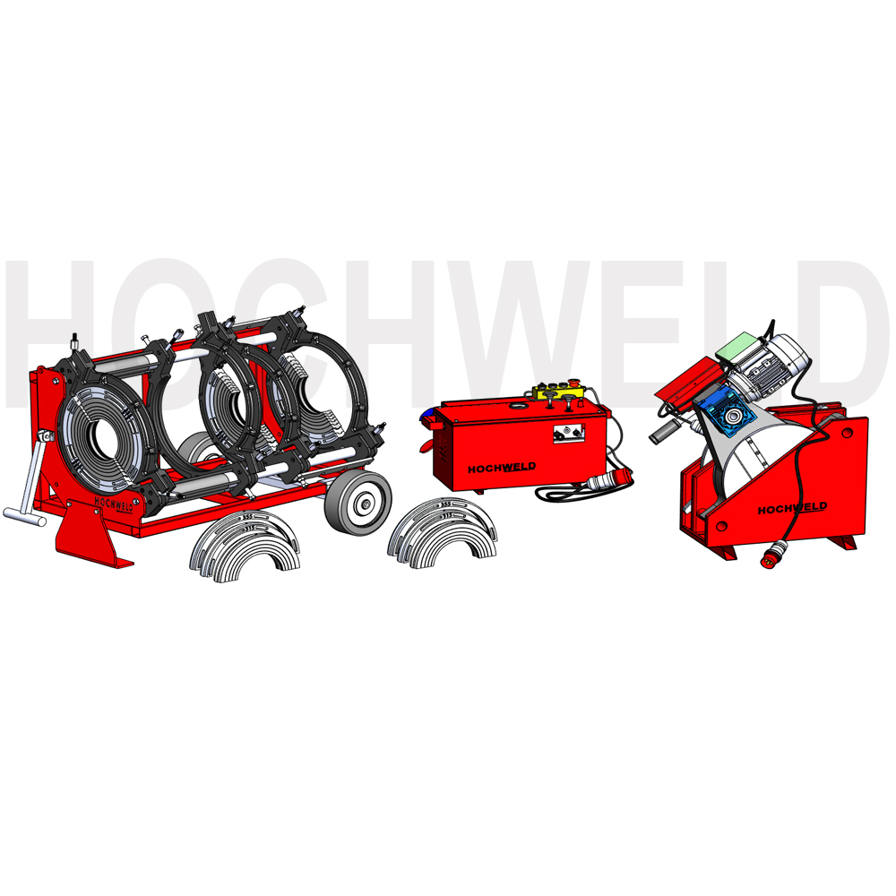 400 butt welding machine for PE pipe welding, professional fusion welding solution